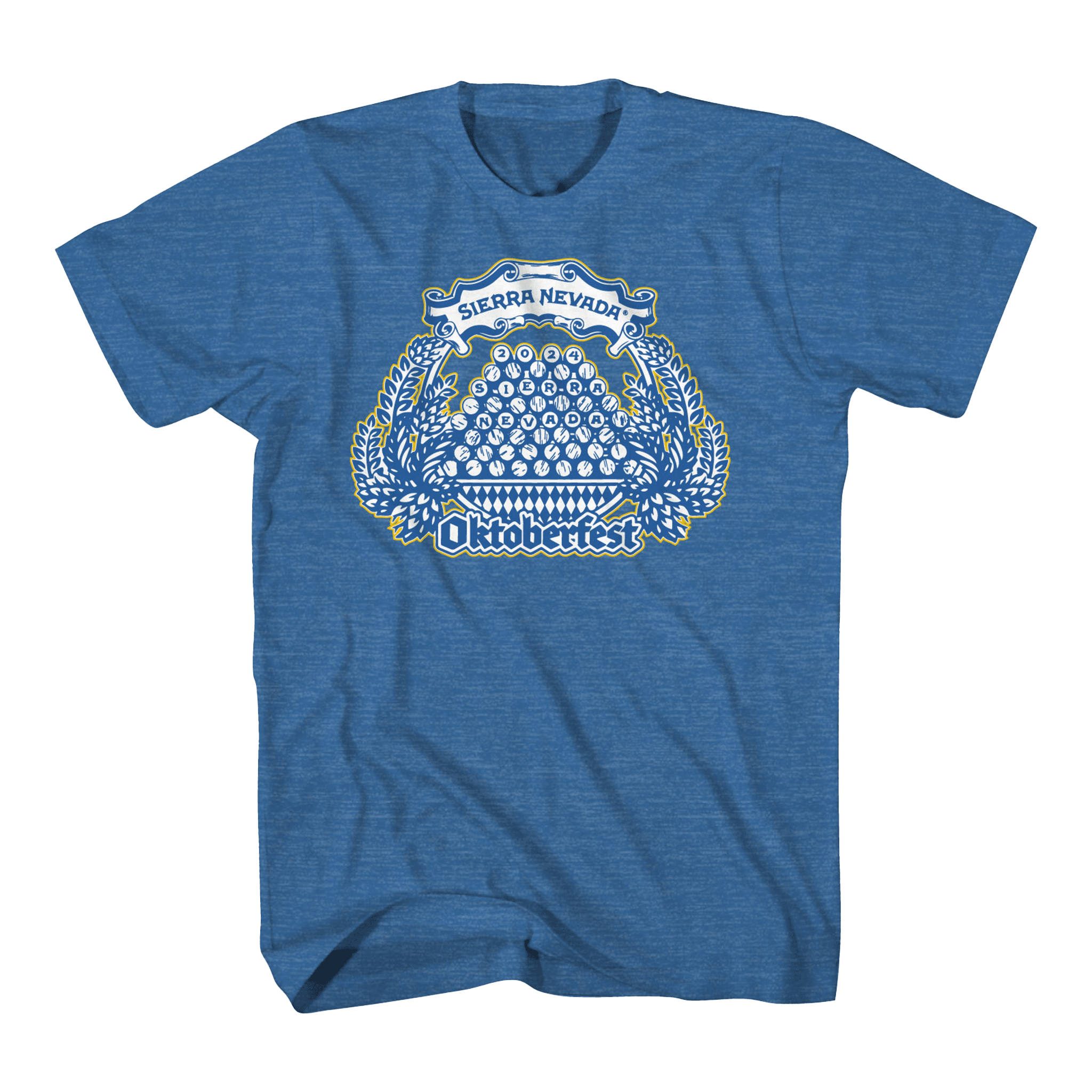 Sierra Nevada Brewing Co. Oktoberfest 2024 T-Shirt in Heather Blue