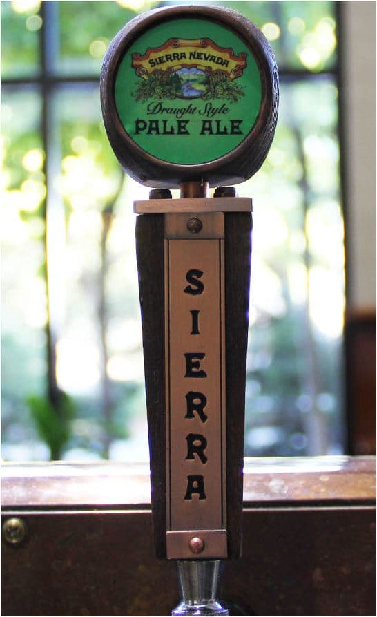 3 sided 6 inch mini Sierra Nevada tap handle